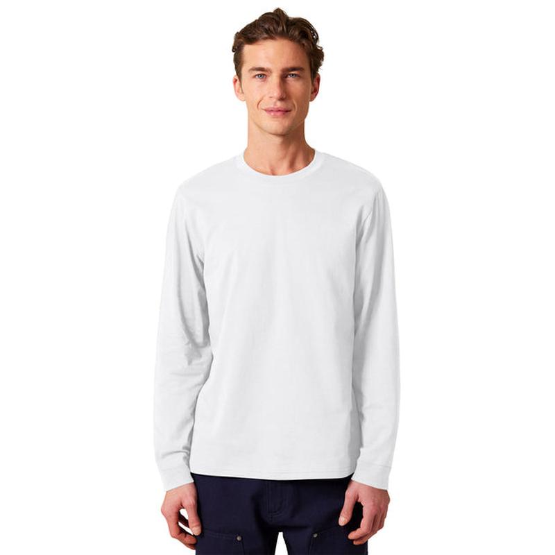 NEW STRAYER Stanley/Stella Unisex Creator 2.0 Long Sleeve Tee - White