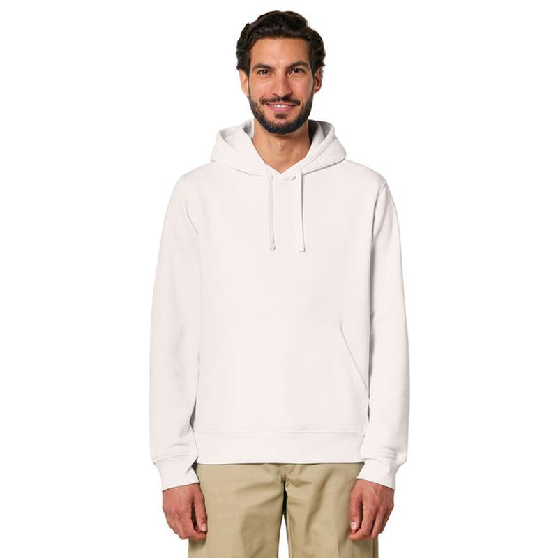 NEW Strayer Stanley/Stella Unisex Drummer 2.0 Hooded Sweatshirt - Vintage White