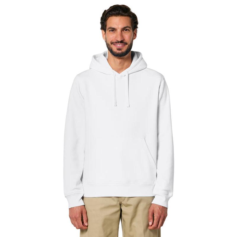 NEW Strayer Stanley/Stella Unisex Drummer 2.0 Hooded Sweatshirt - White
