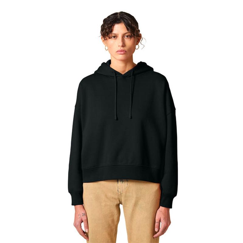 NEW STRAYER Stanley/Stella Women’s Stella Nora Hooded Sweatshirt - Black