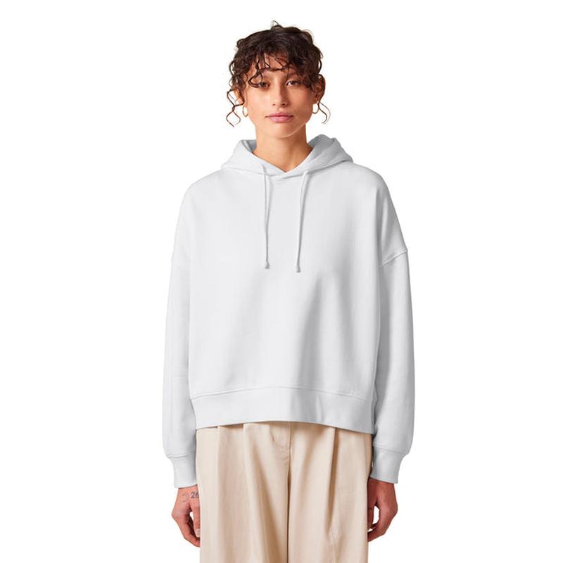 NEW STRAYER Stanley/Stella Women’s Stella Nora Hooded Sweatshirt - White