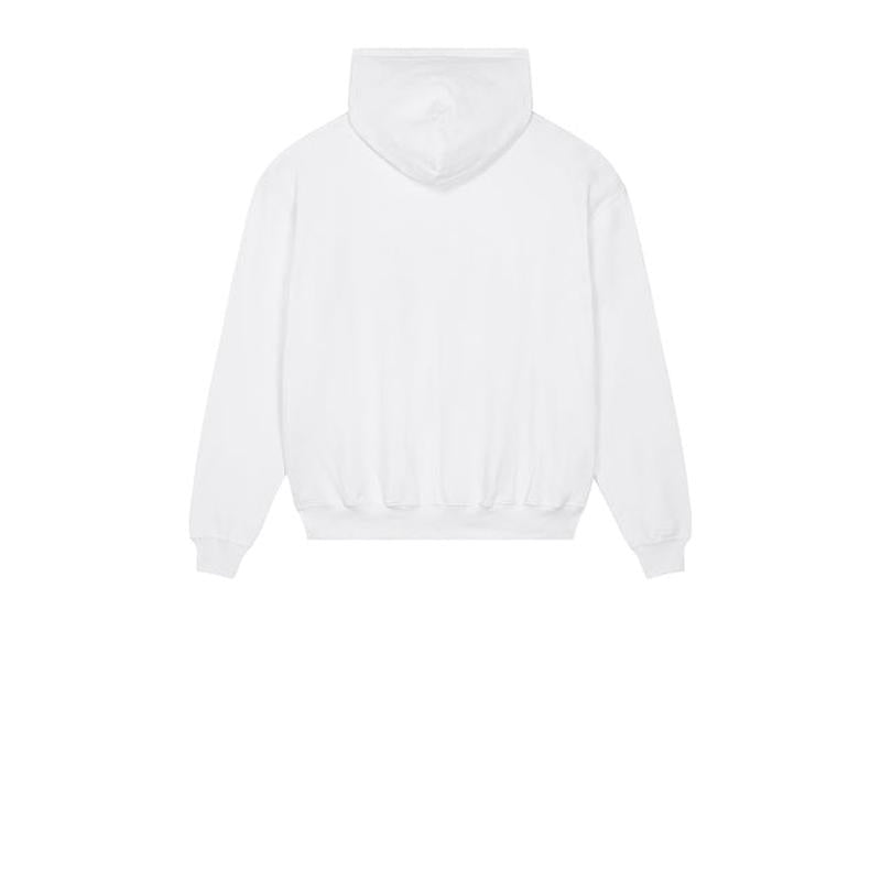 NEW STRAYER Stanley/Stella Unisex Cooper Dry Hooded Sweatshirt - White