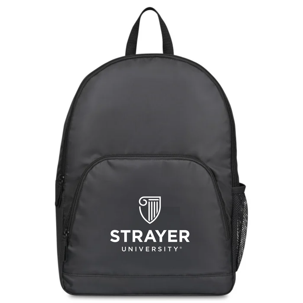 STRAYER Repeat Lite Recycled rPET Backpack - Black