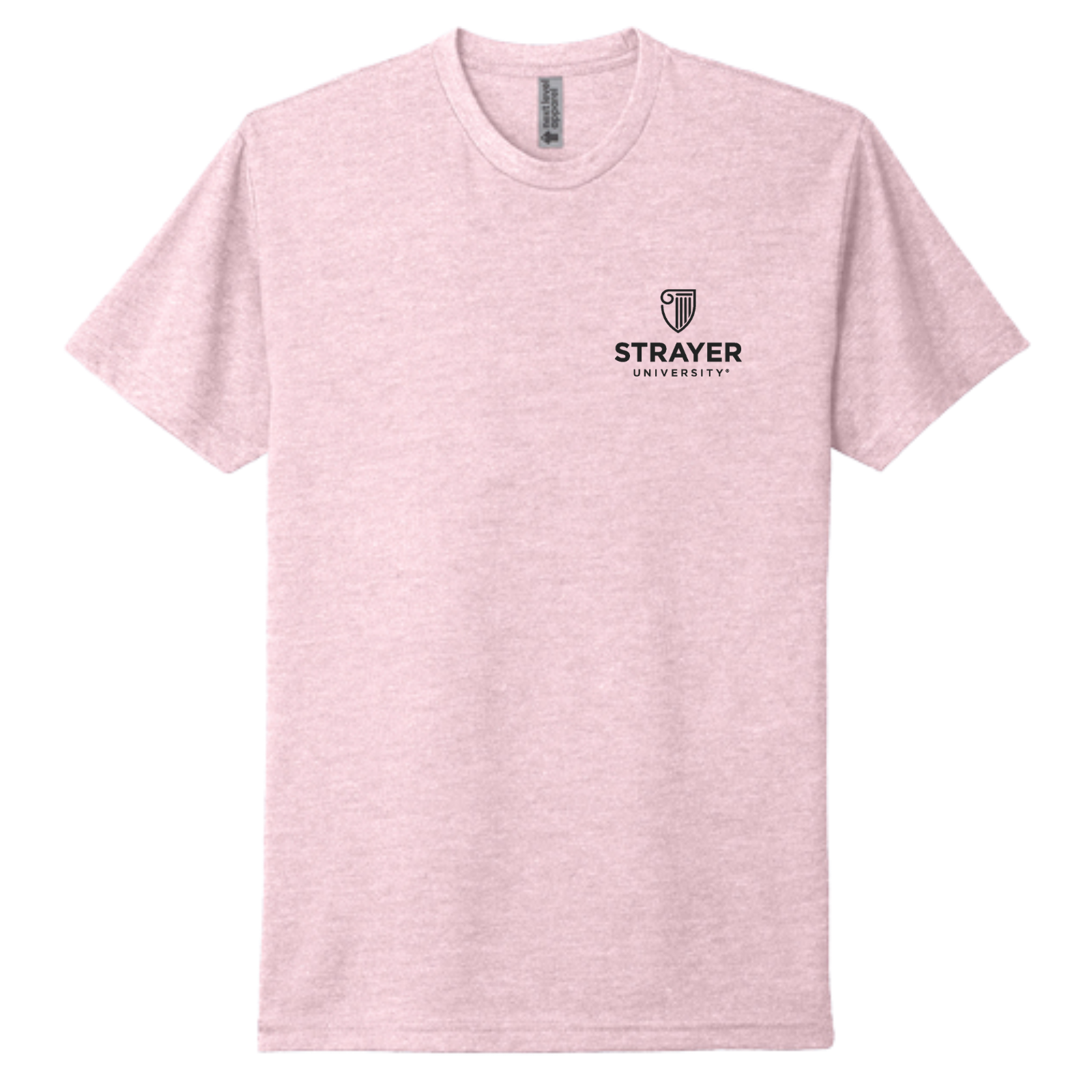 STRAYER Next Level Apparel™ Unisex CVC Tee - Heather Light Pink