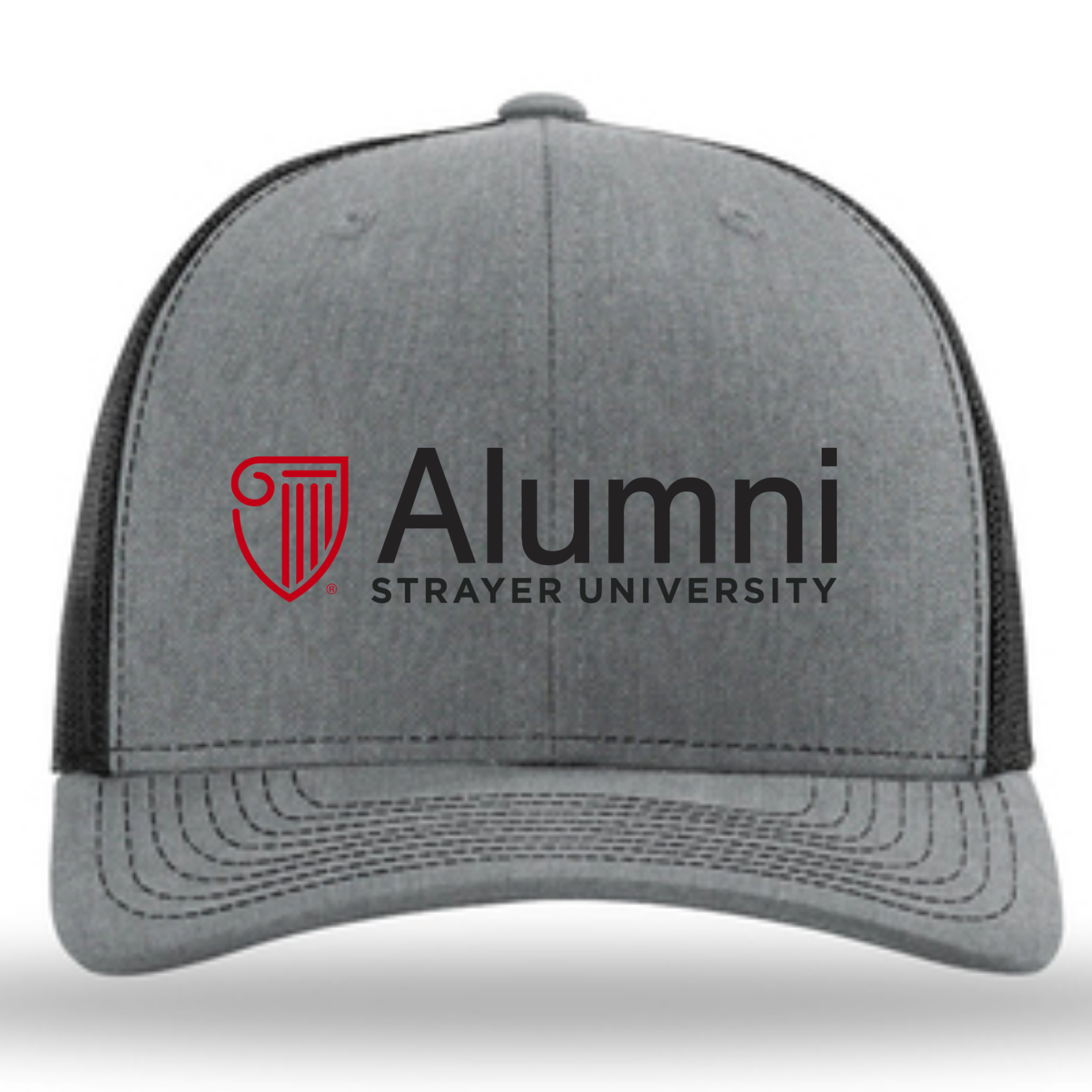 STRAYER ALUMNI Richardson Cap - Heather Grey/Black