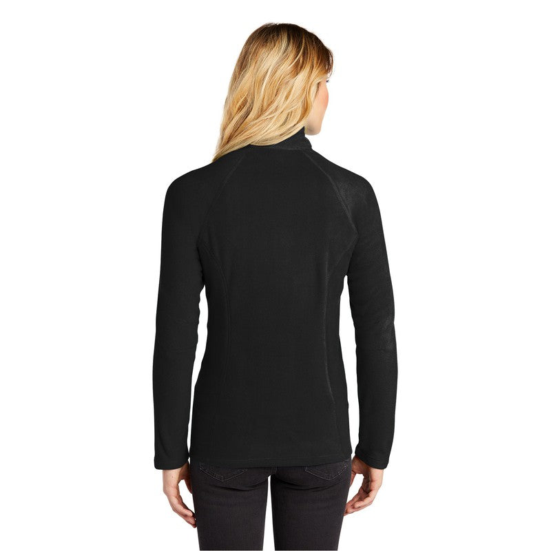 STRAYER Eddie Bauer® Ladies Full-Zip Microfleece Jacket - BLACK