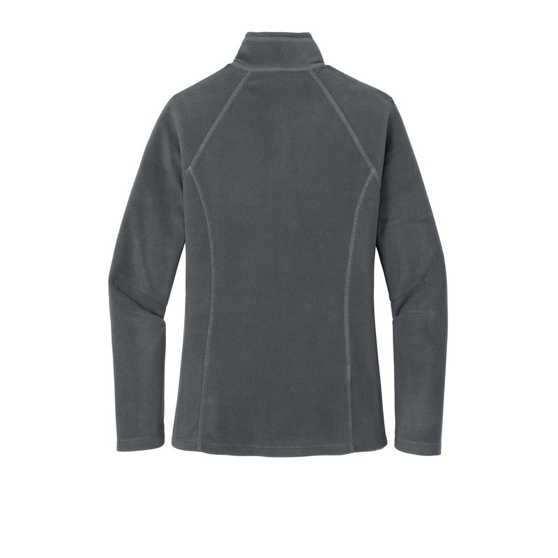 NEW STRAYER Eddie Bauer® Ladies Full-Zip Microfleece Jacket - Grey Steel