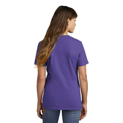 NEW STRAYER Port & Company®  LADIES Core Blend Tee-Purple