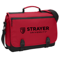 STRAYER Port Authority® Messenger Briefcase - Red