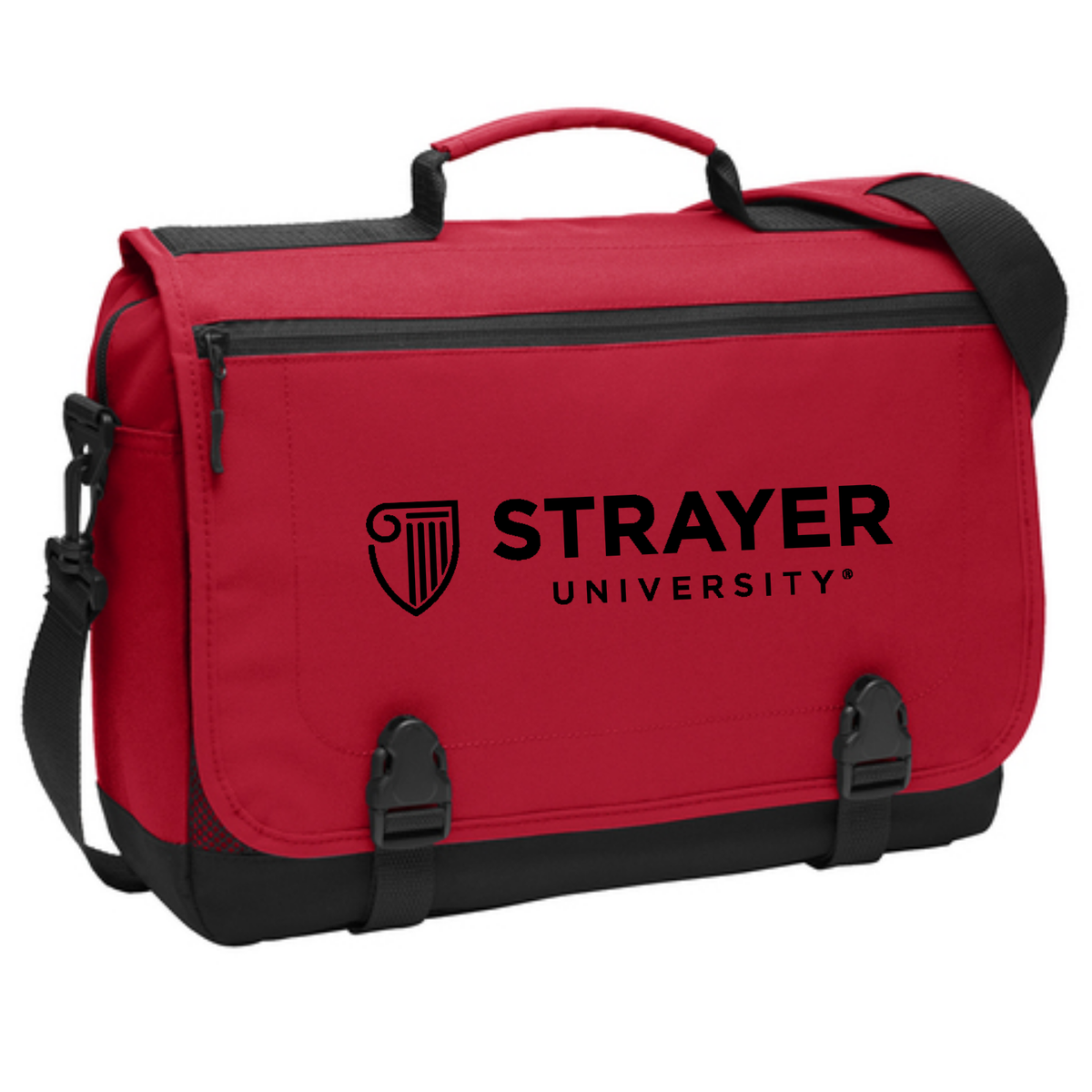 STRAYER Port Authority® Messenger Briefcase - Red