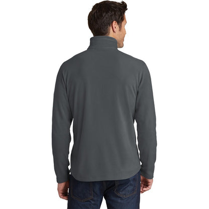 NEW STRAYER Eddie Bauer®1/2-Zip Microfleece Jacket - Grey Steel