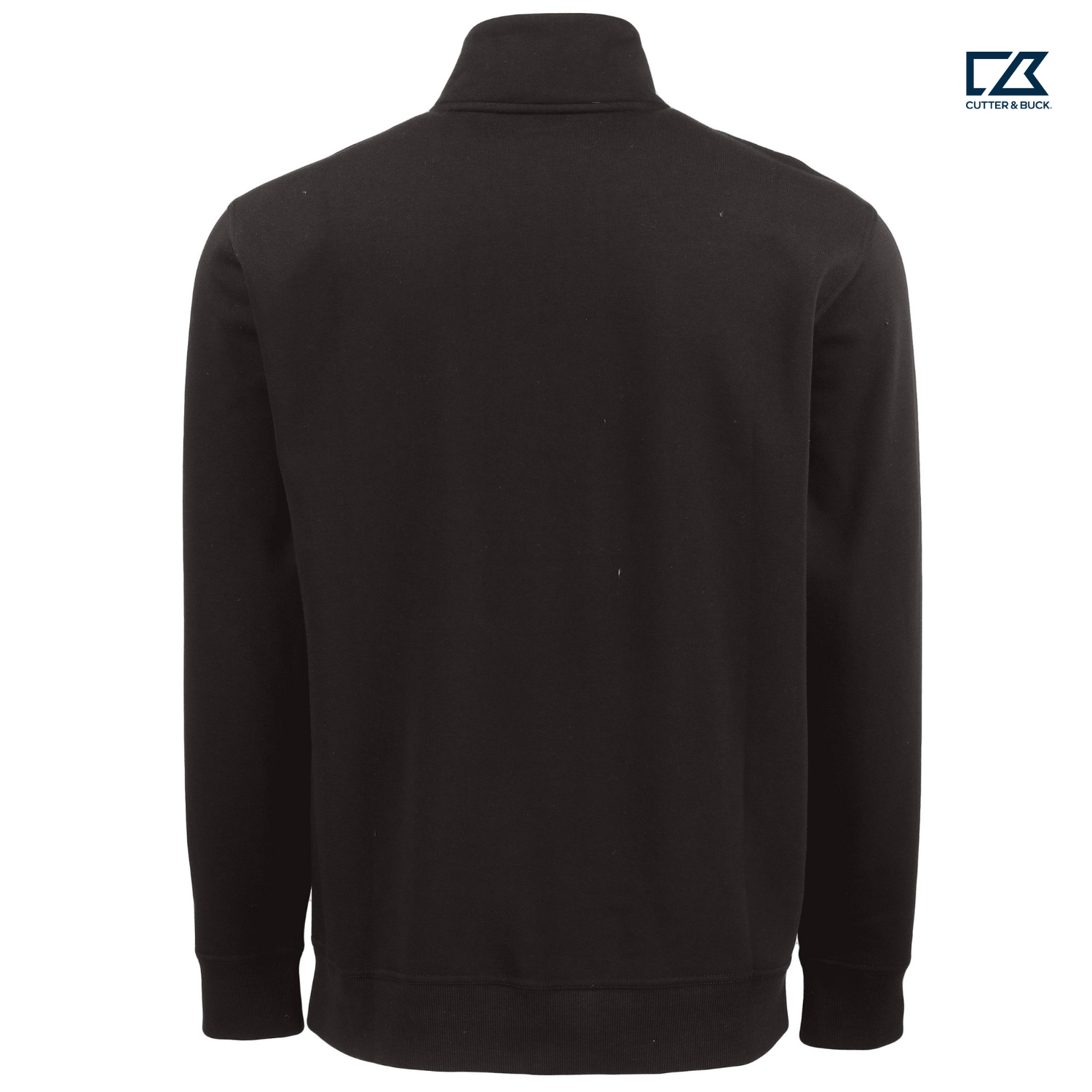 STRAYER Clique Drive Recycled Unisex Quarter Zip Sweatshirt - Black