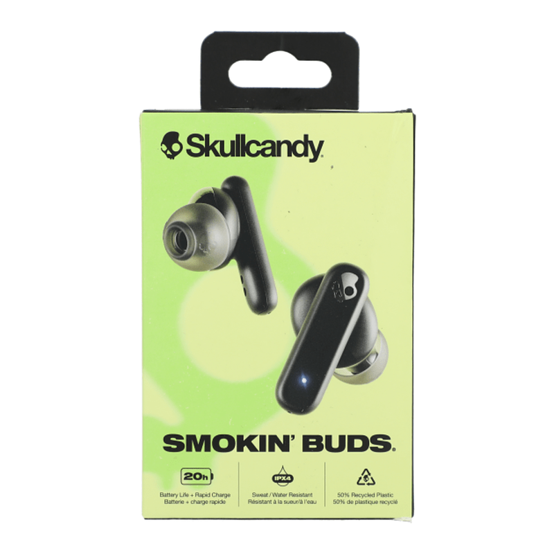 STRAYER Skullcandy Smokin' Buds True Wireless Earbuds - BLACK