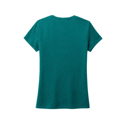 NEW STRAYER District ® Women’s Perfect Tri ® Tee-Heathered Teal