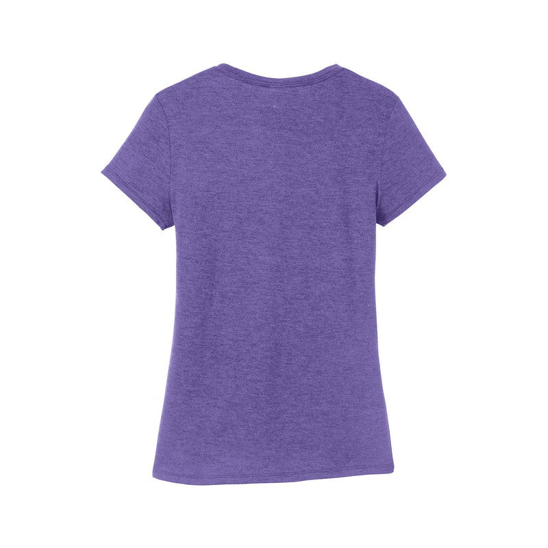 NEW STRAYER District ® Women’s Perfect Tri ® Tee-Purple Frost