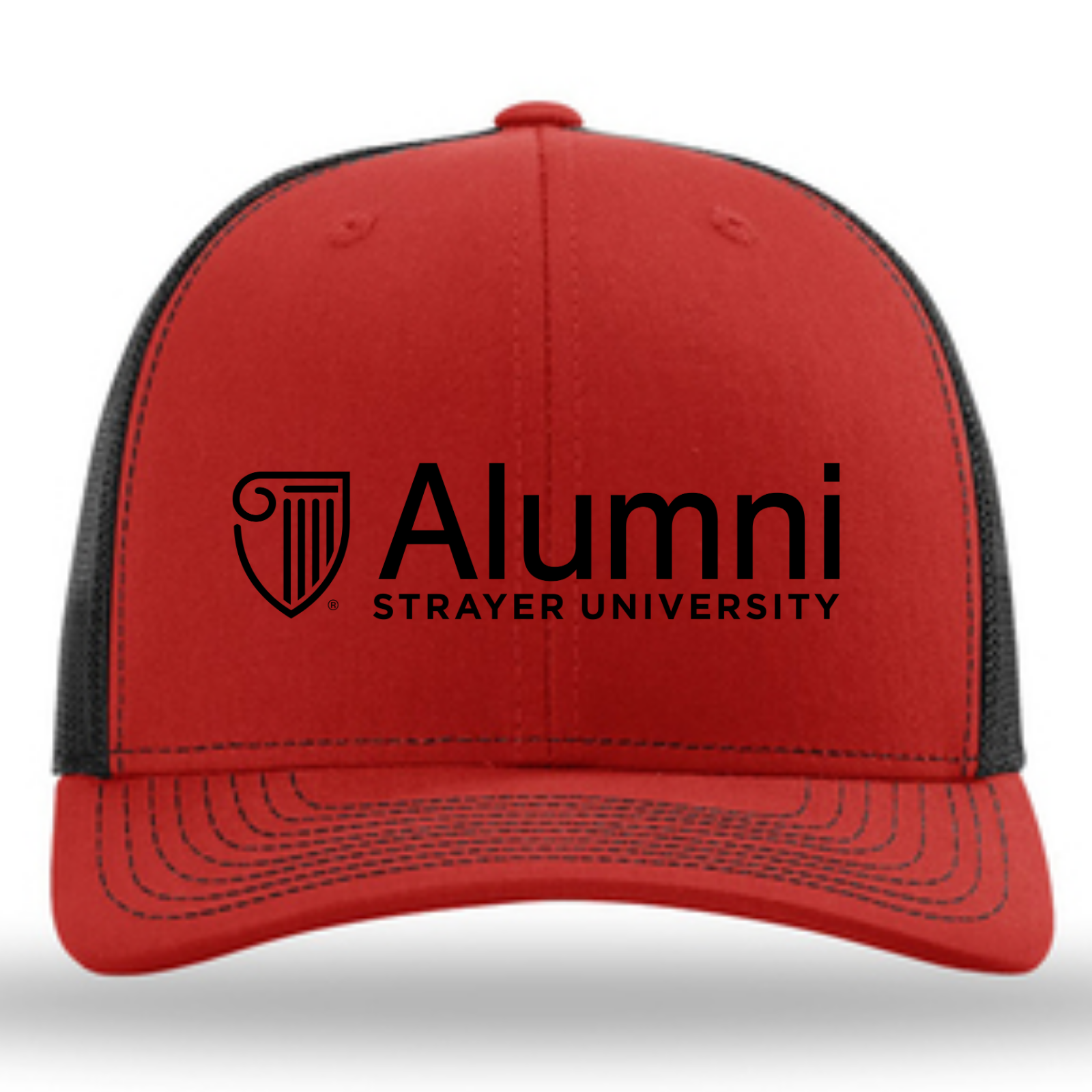 STRAYER ALUMNI Richardson Cap - Red/Black
