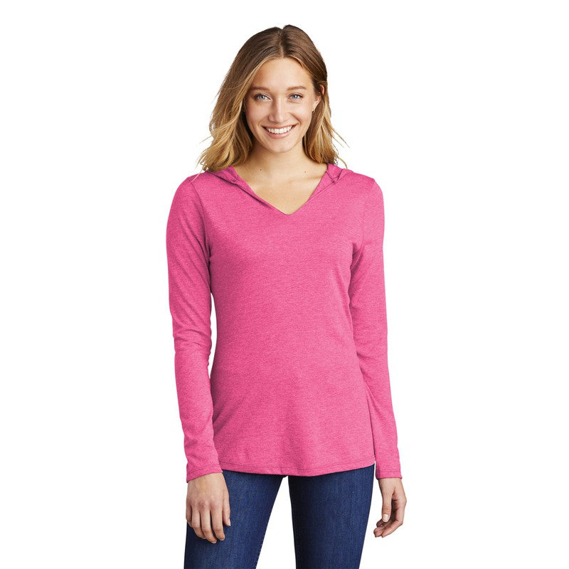 STRAYER District ® Women’s Perfect Tri ® Long Sleeve Hoodie - Fuchsia Frost