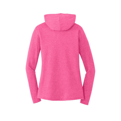 NEW STRAYER District ® Women’s Perfect Tri ® Long Sleeve Hoodie - Fuchsia Frost