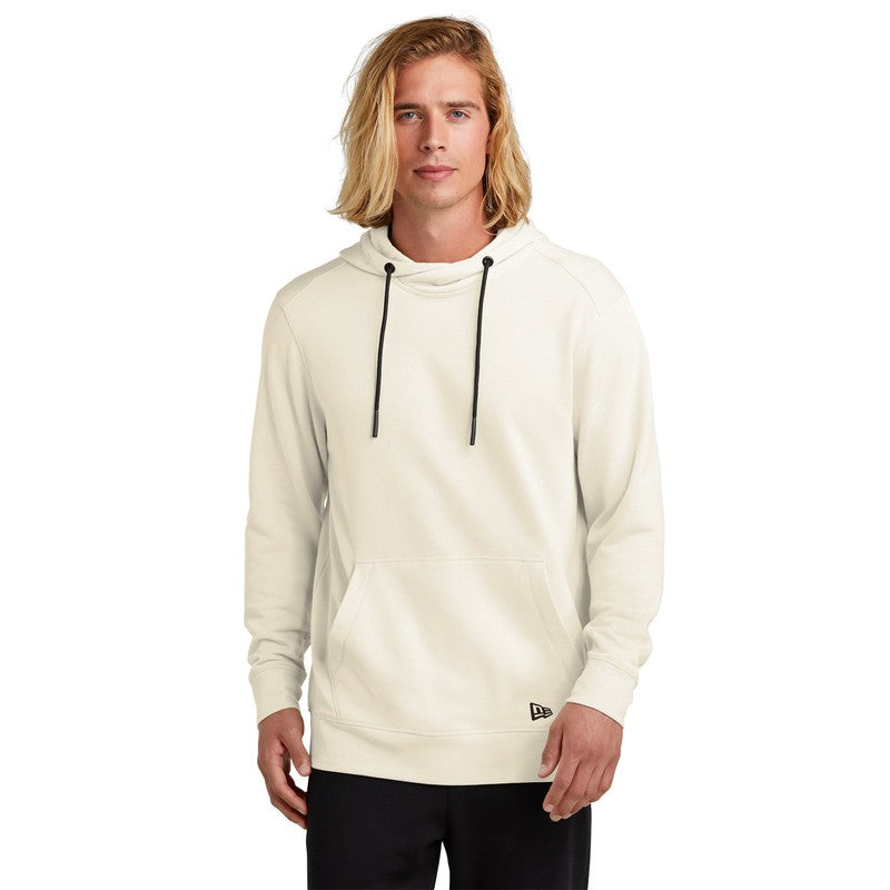 STRAYER New Era® Tri-Blend Fleece Pullover Hoodie- Soft Beige