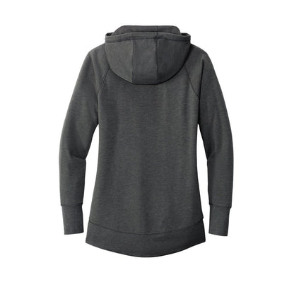 NEW STRAYER New Era® Ladies Tri-Blend Fleece Pullover Hoodie- Black Heather