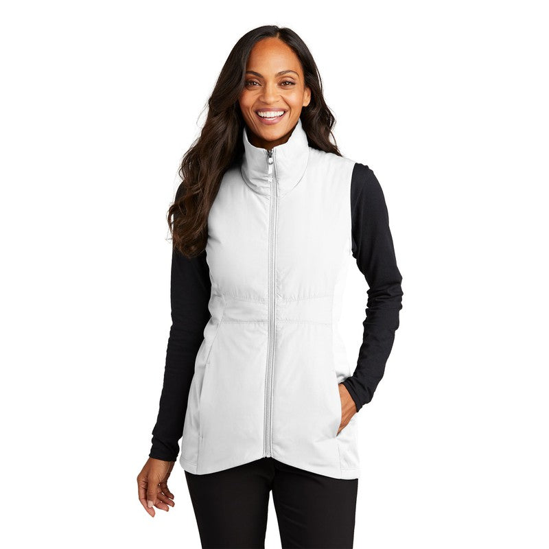 NEW STRAYER Port Authority ® LADIES Collective Insulated Vest WHITE
