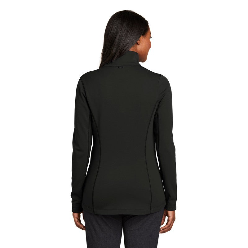 STRAYER Port Authority ® LADIES Collective Smooth Fleece Jacket-Deep Black