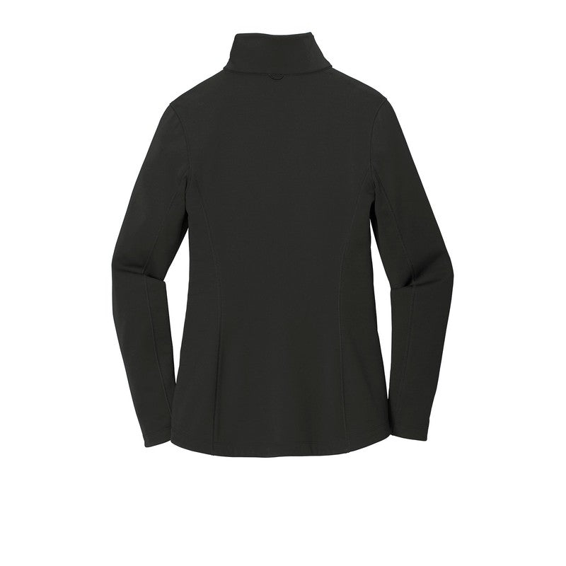STRAYER Port Authority ® LADIES Collective Smooth Fleece Jacket-Deep Black