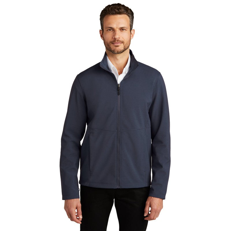 NEW STRAYER Port Authority ® Collective Soft Shell Jacket-River Blue Navy