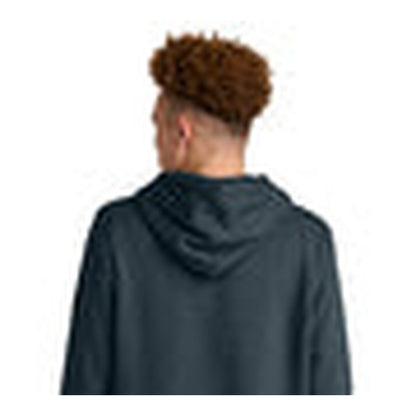 NEW STRAYER - The North Face® Sleeve Logo Pullover Hoodie - Urban Navy Heather