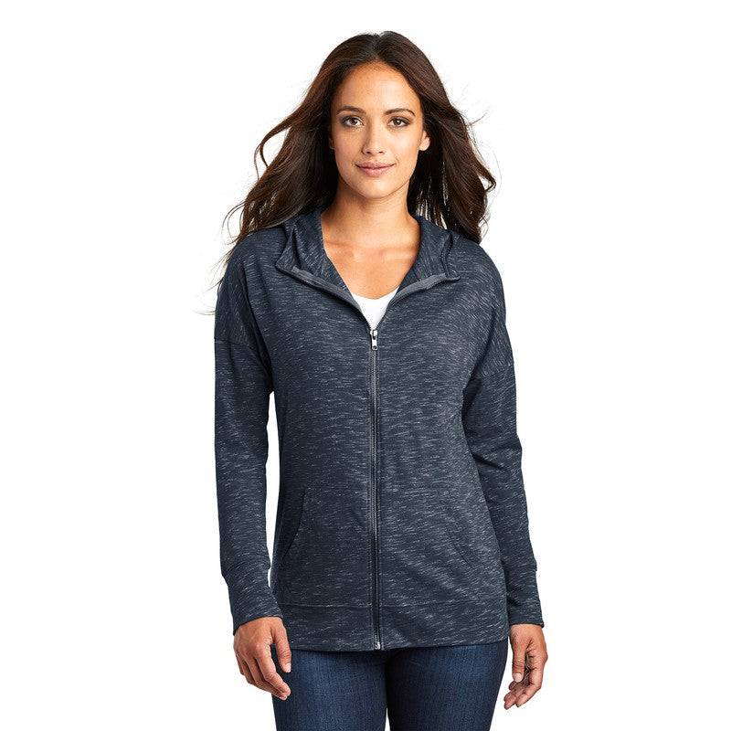 STRAYER District Women’s Medal Full-Zip Hoodie - New Navy