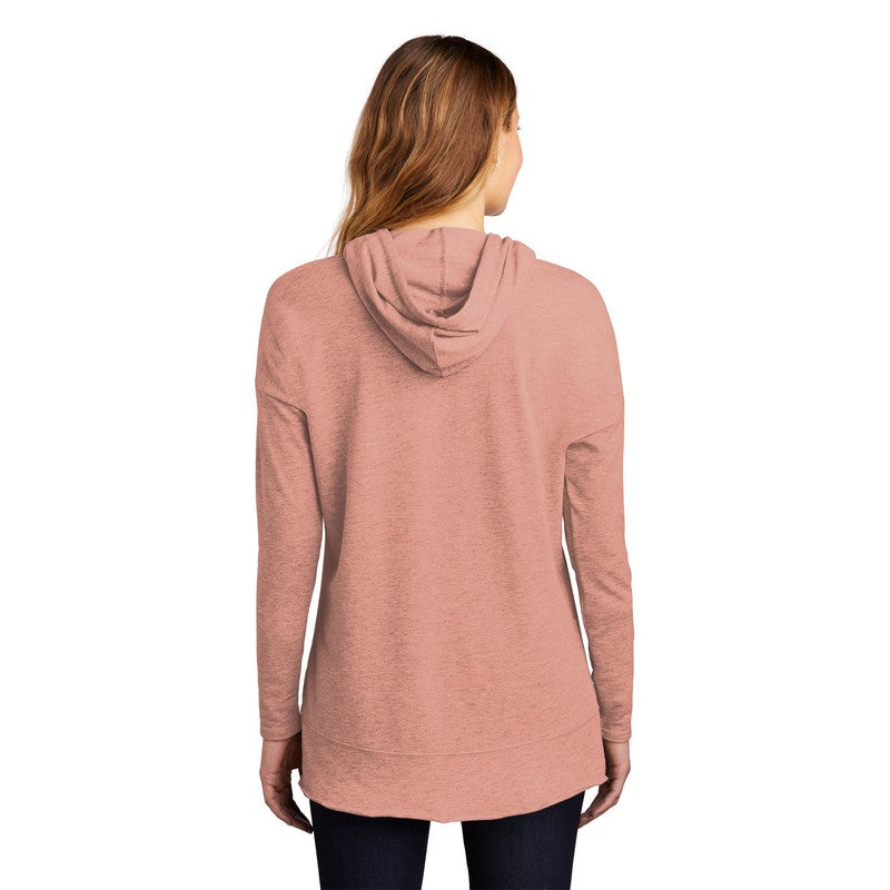 NEW STRAYER District ® Women’s Featherweight French Terry ™ Hoodie-Nostalgia Rose Heather