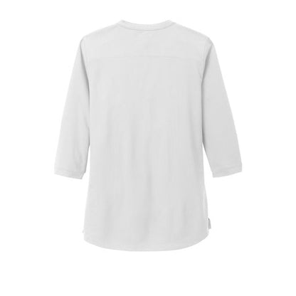 NEW STRAYER HONORS - OGIO ® Ladies Jewel Henley - Bright White