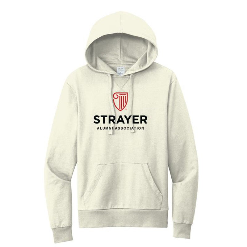 STRAYER ALUMNI Allmade® Unisex Organic French Terry Pullover Hoodie - White Sand