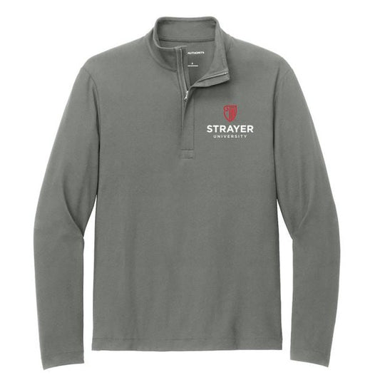 STRAYER Port Authority® Fairway Stretch 1/4-Zip - Shadow Grey
