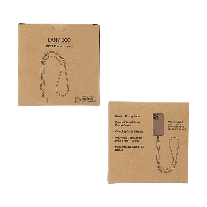 NEW STRAYER Lany Adjustable RPET Phone Lanyard