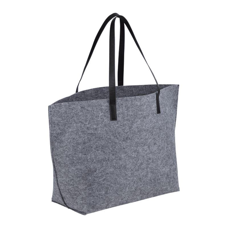 NEW STRAYER The Goods Recycled Felt Shoulder Tote- GREY – Strayer Gift ...