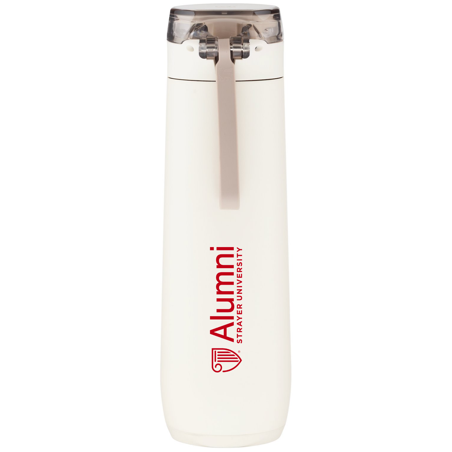 STRAYER ALUMNI Stanley Flowstate spring bottle 20 oz - Cream