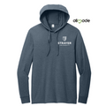 STRAYER Allmade® Unisex Tri-Blend Hoodie Tee - Rebel Blue