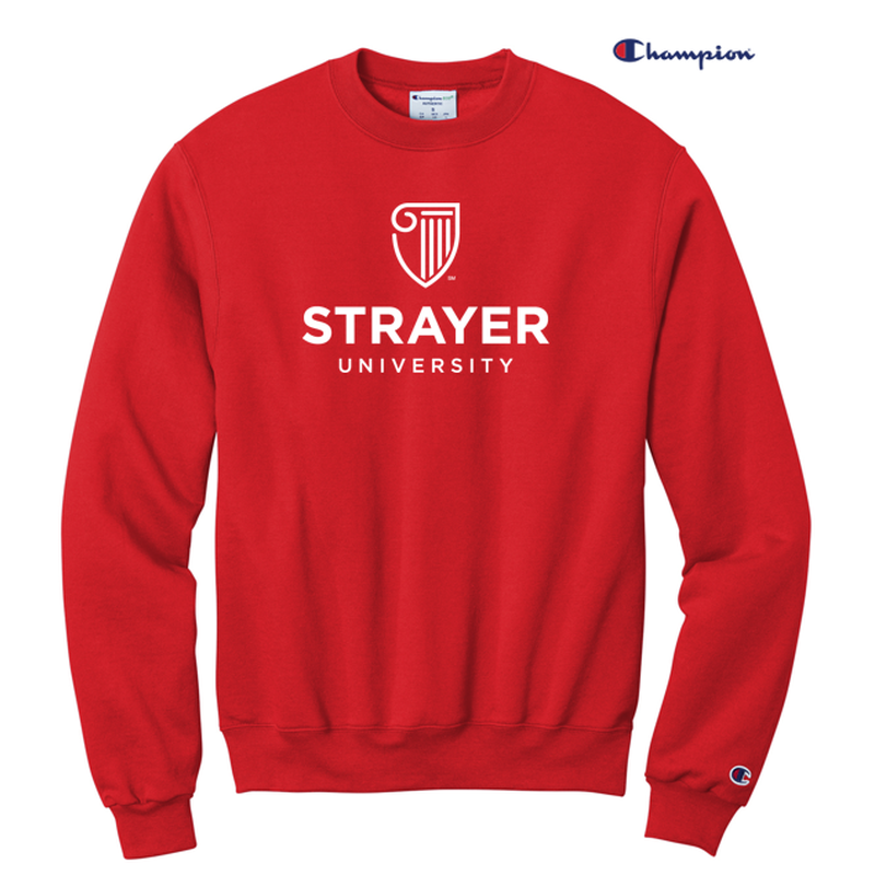 STRAYER Champion® Powerblend Crewneck Sweatshirt - Scarlet