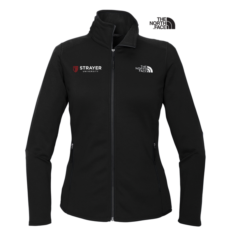 STRAYER The North Face ® Ladies Skyline Full-Zip Fleece Jacket-BLACK