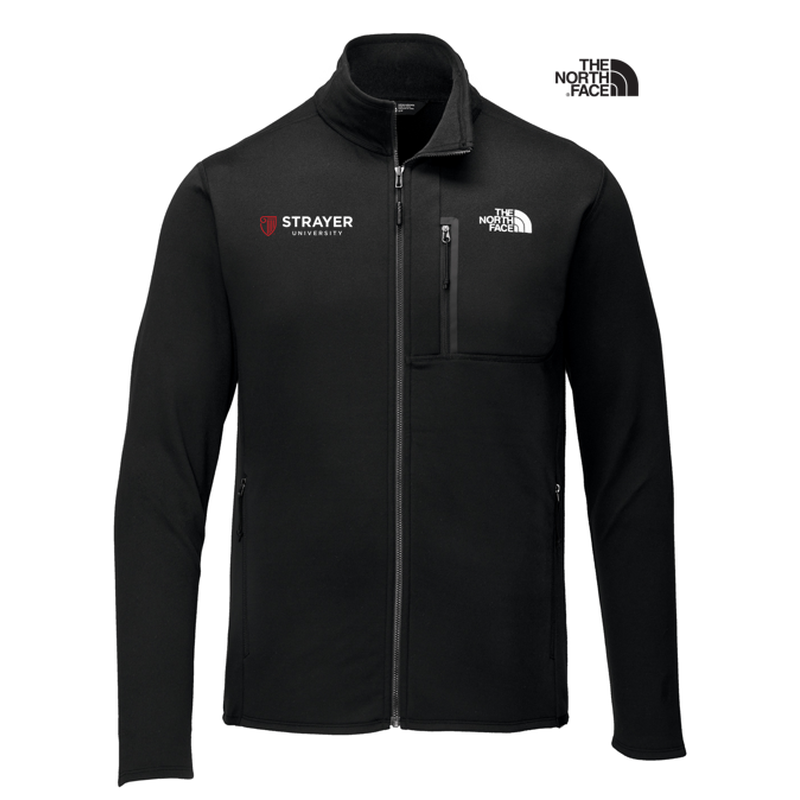 STRAYER The North Face ® Skyline Full-Zip Fleece Jacket-BLACK