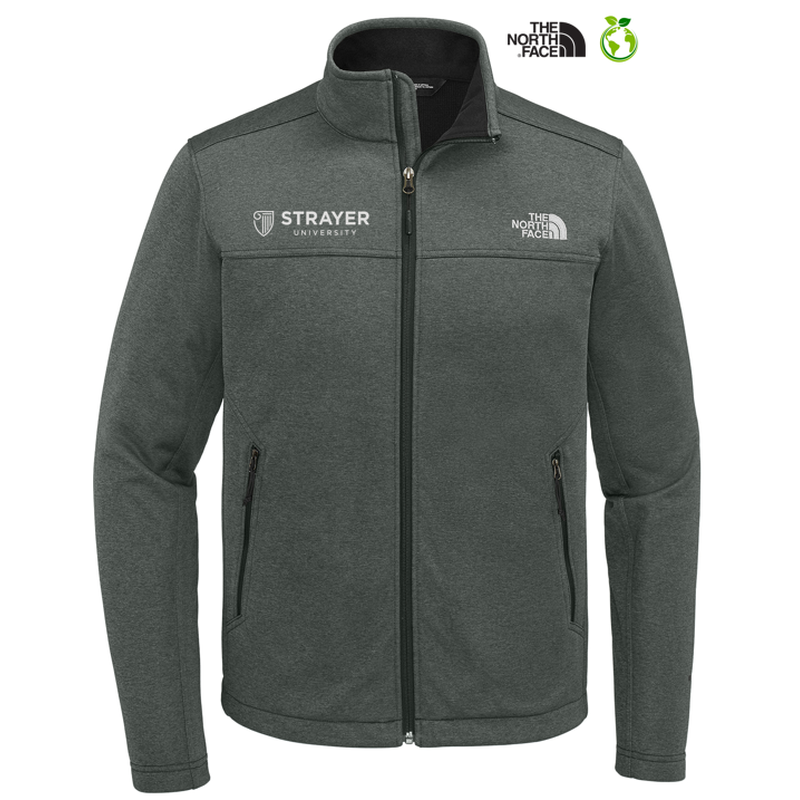 STRAYER The North Face® Chest Logo Ridgewall Soft Shell Jacket - TNF Dark Grey Heather