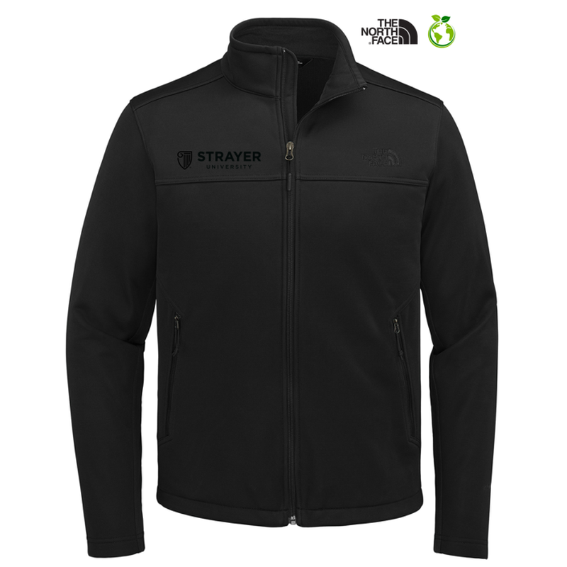 STRAYER The North Face® Chest Logo Ridgewall Soft Shell Jacket - TNF Black