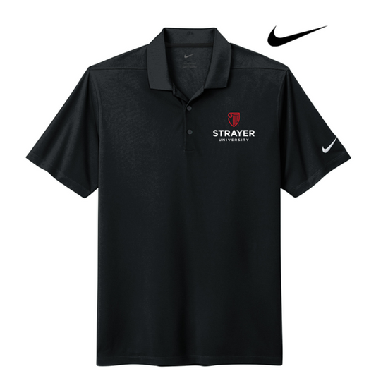 NEW STRAYER Nike Dri-FIT Micro Pique 2.0 Polo - Black