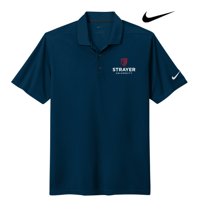 STRAYER Nike Dri-FIT Micro Pique 2.0 Polo - Navy
