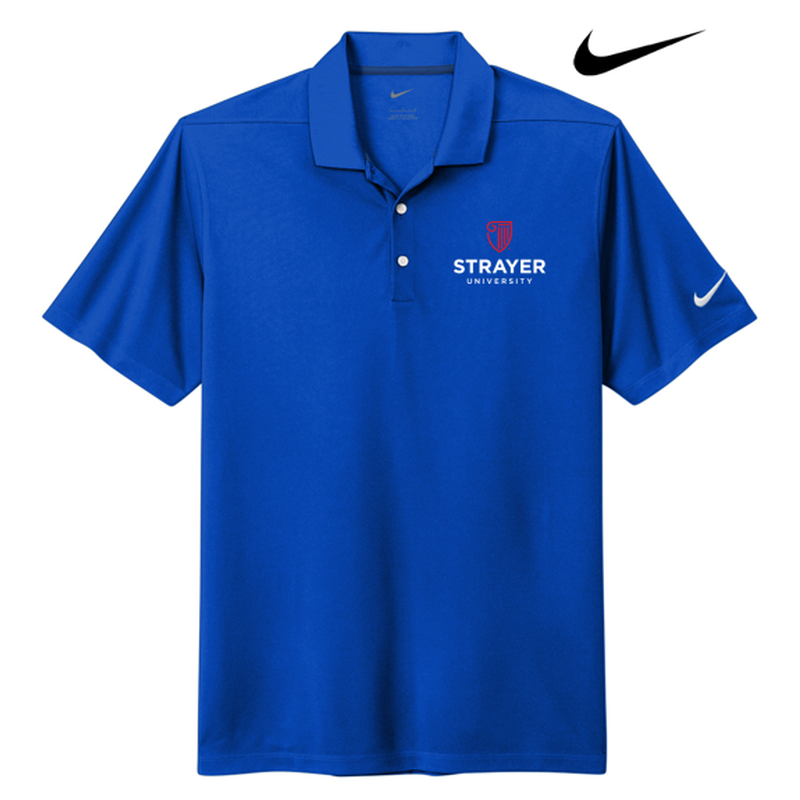 STRAYER Nike Dri-FIT Micro Pique 2.0 Polo - Game Royal