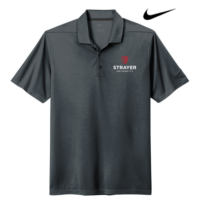 NEW STRAYER Nike Dri-FIT Micro Pique 2.0 Polo - Anthracite