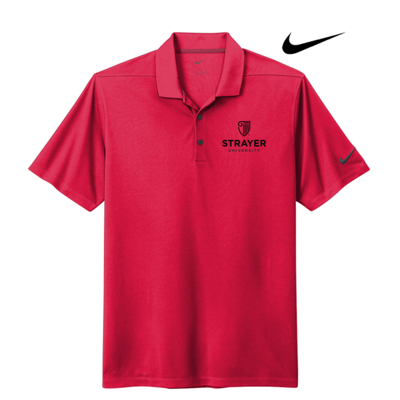 STRAYER Nike Dri-FIT Micro Pique 2.0 Polo - University Red
