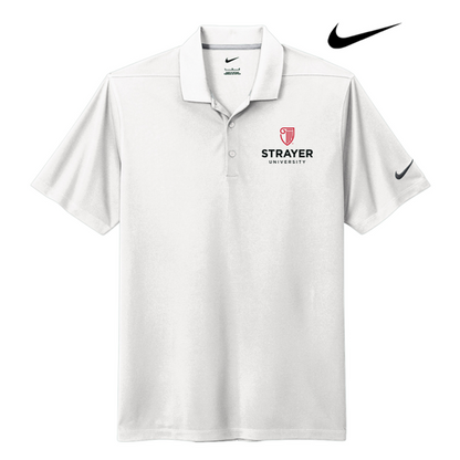 NEW STRAYER Nike Dri-FIT Micro Pique 2.0 Polo - White