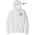 STRAYER Nike Club Fleece Sleeve Swoosh Full-Zip Hoodie - WHITE